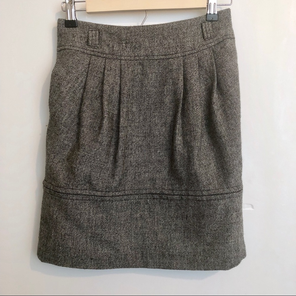 Grey Skirt - Anthropologie | Girls from Savoy